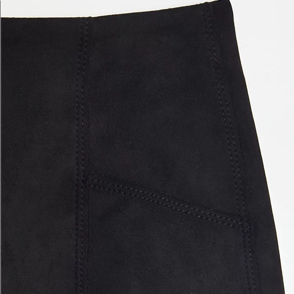 Petite Faux Suede Shift Skirt - Picture 3 of 3